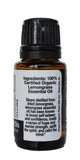 Organic Lemongrass Essential Oil